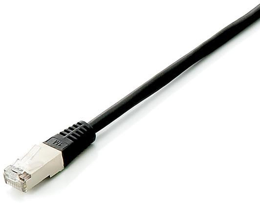 Equip Equip 645693 cable de red Negro 0,25 m Cat6a S/FTP