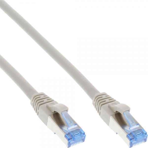 InLine 4043718088621 cable de red Gris 1 m Cat6a S/FTP (S-STP)
