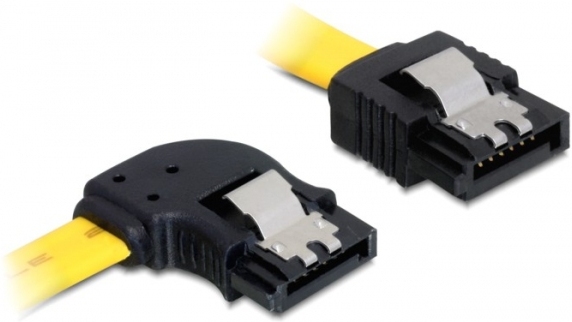 Delock DeLOCK 0.3m SATA M/M cable de SATA 0,3 m Amarillo