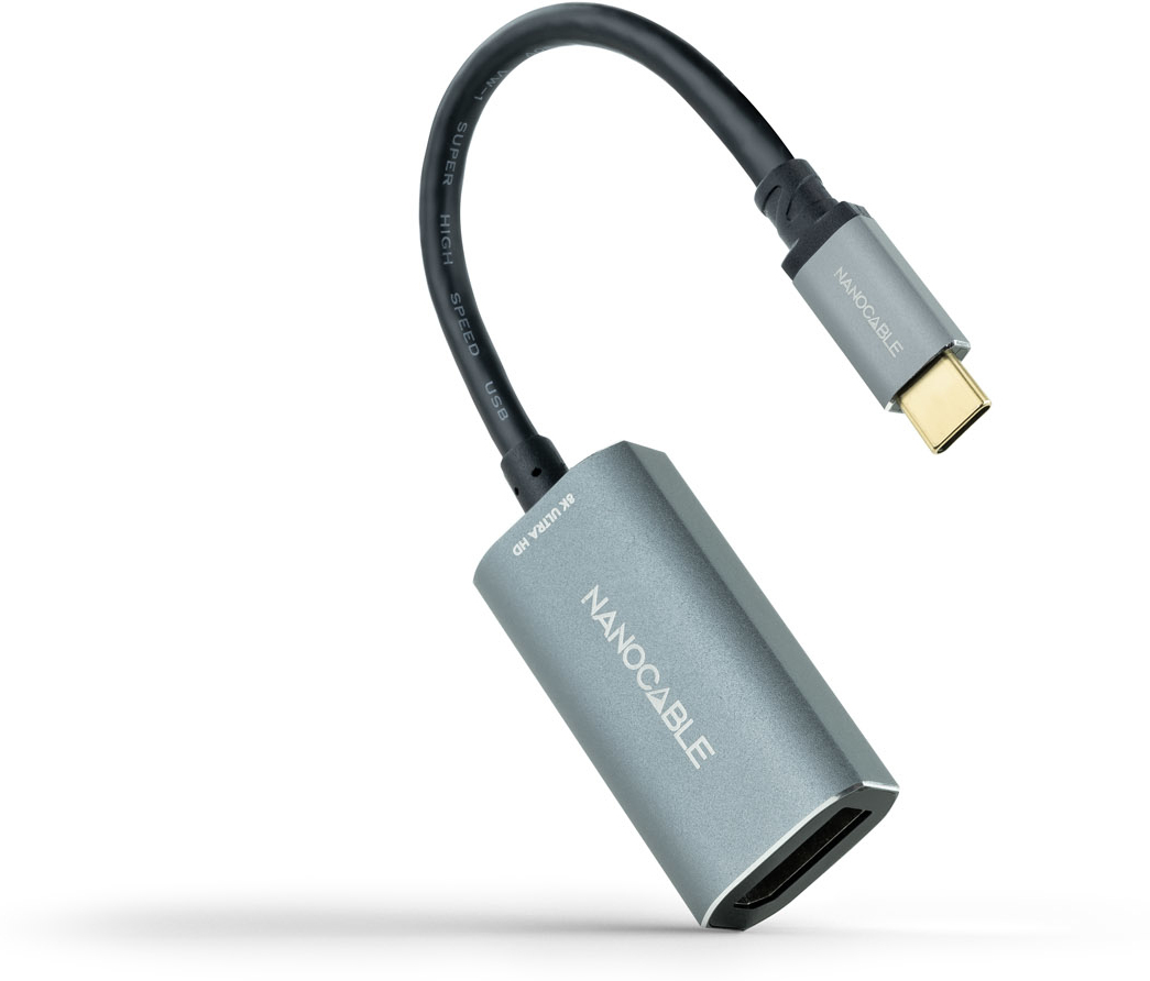 Nanocable Nanocable Conversor USB-C a DisplayPort 8K Alumini