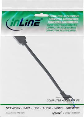 InLine InLine 76501X cable de red Negro 0,2 m Cat6a S/FTP