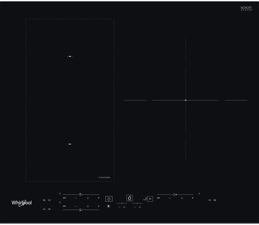Whirlpool Whirlpool WL B2760 BF hobs Negro Integrado 60 cm C