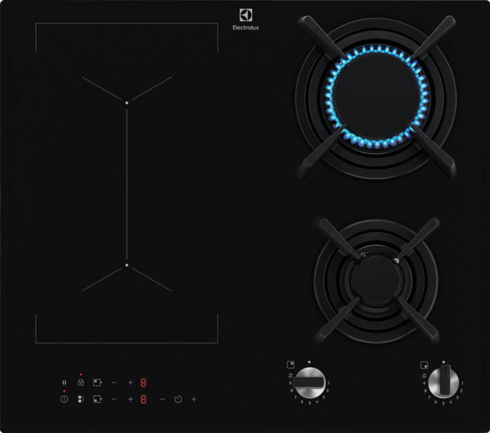 Electrolux Electrolux KDI641723K hobs Negro Integrado 60 cm C