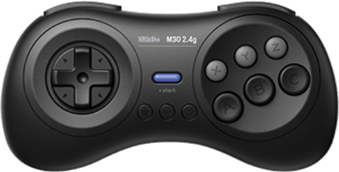 8BitDo 8Bitdo M30 2.4G Negro Gamepad Digital Sega Genesis