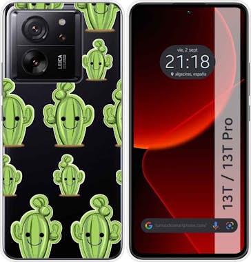 Tumundosmartphone Funda Silicona Xiaomi 13T / 13T Pro 5G Cactus
