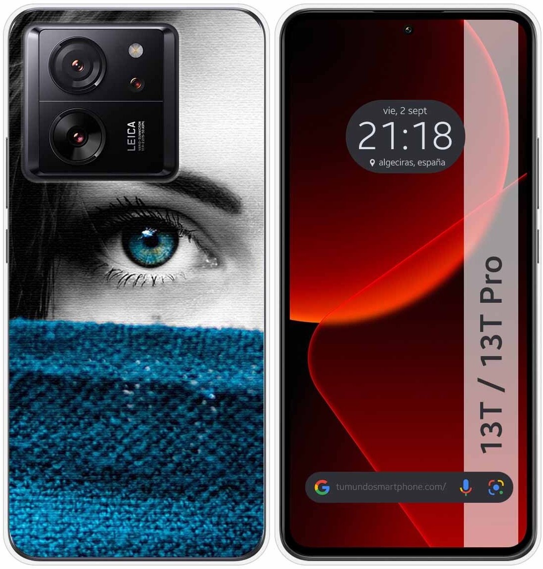 Tumundosmartphone Funda Silicona Xiaomi 13T / 13T Pro 5G Ojo