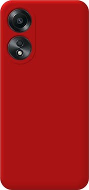 Tumundosmartphone Funda Silicona Líquida Oppo A58 4G Rojo