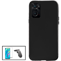 Cubierta Completa 5D Kit De Vidrio Templado + Cubierta De Silicona Liquida + Soporte Magnetico L Car