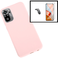 Cubierta Completa 5D Kit De Vidrio Templado + Cubierta De Silicona Liquida + Soporte Magnetico L Car