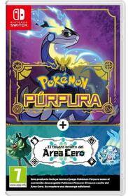 Nintendo Pokemon Purpura + Expansion Tesoro Oculto Area Cer