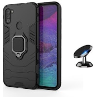 Kit De Soporte Magnetico De Automovil + 3X1 Cubierta De Defensor Militar