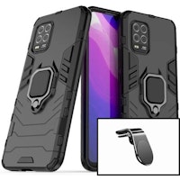 Kit De Soporte Magnetico L Safe Driving Car + Military Cover Defender 3X1 Anti-Impacto