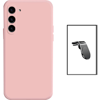 Kit De Soporte Magnetico L Car De Conduccion Segura + Cubierta De Silicona Liquida