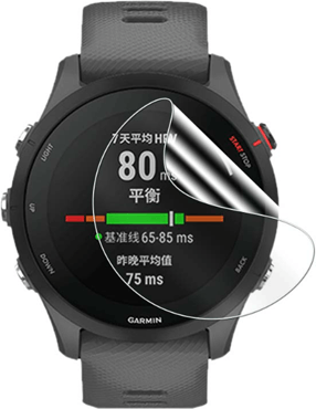 Película protectora de vidrio templado de reloj inteligente para Garmin Forerunner 255 - Transparent