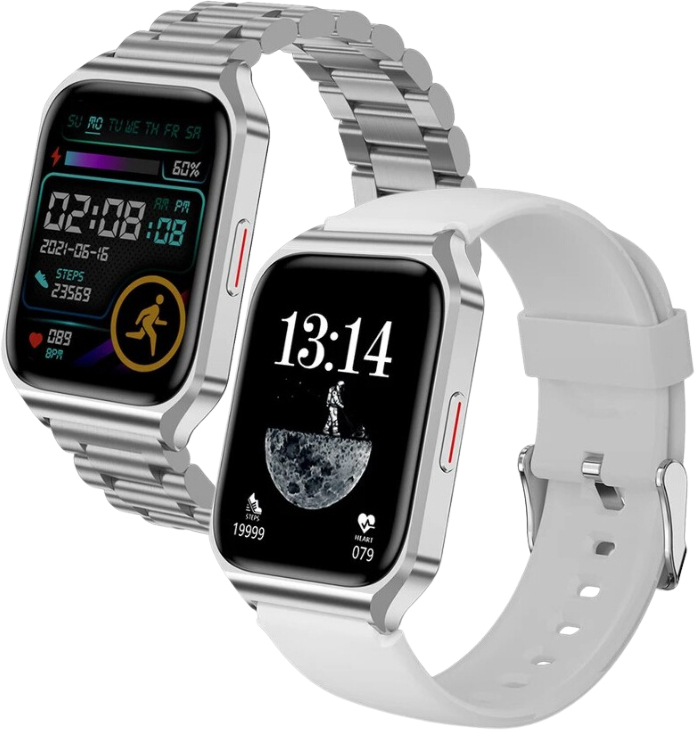 Compra OEM Reloj inteligente TW3 2 Correas Blanco Gris Phone House