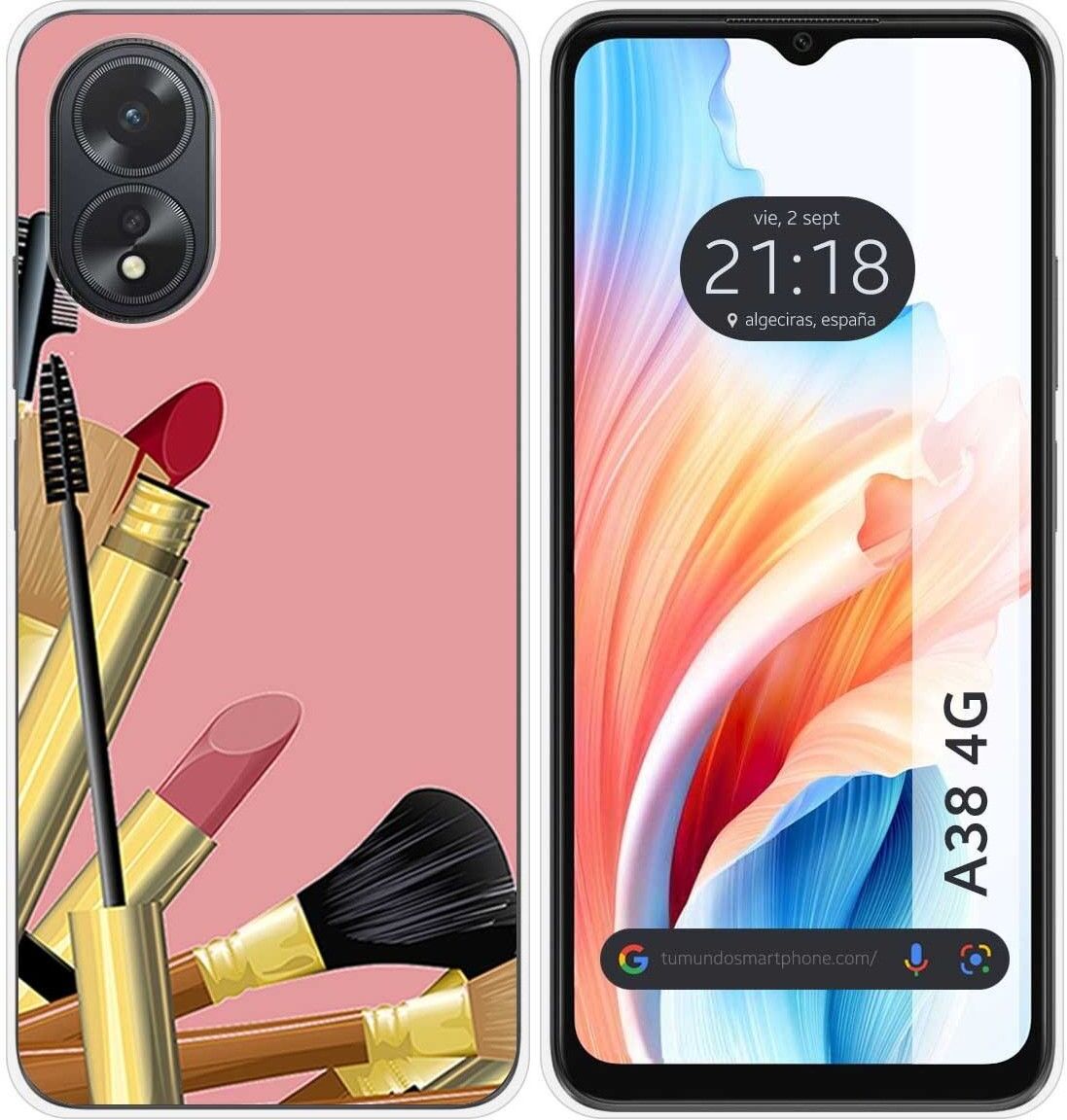 Tumundosmartphone Funda Silicona Oppo A38 4G Brochas