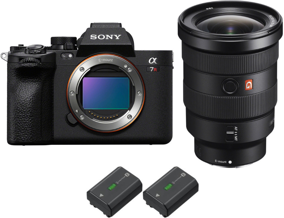 Sony Alpha 7R V + FE 16-35mm f/2.8 GM + 2 NP-FZ100 + PD
