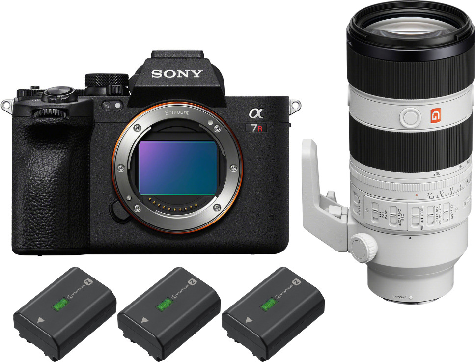 Sony Alpha 7R V + FE 70-200mm f/2.8 GM OSS II + 3 NP-FZ