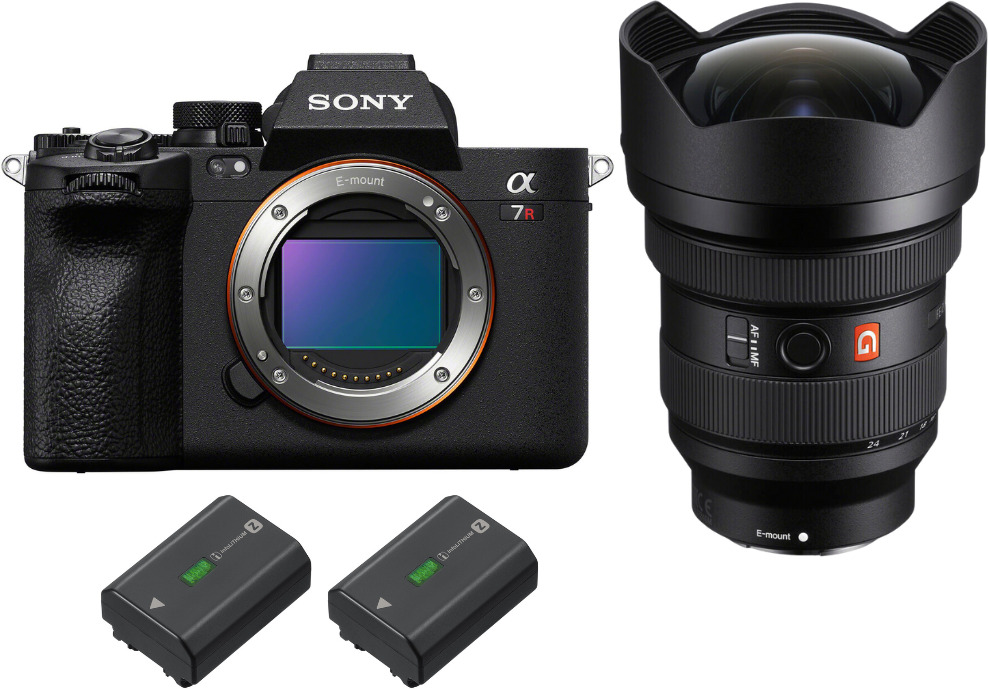 Sony Alpha 7R V + FE 12-24mm f/2.8 GM + 2 NP-FZ100 + PD