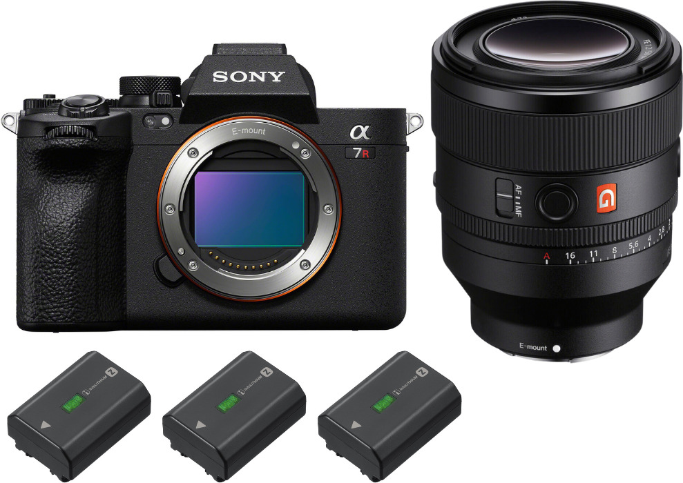 Sony Alpha 7R V + FE 50mm f/1.2 GM + 3 NP-FZ100 + PDF M