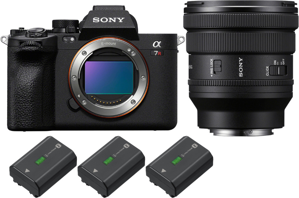 Sony Alpha 7R V + FE PZ 16-35mm f/4 G + 3 NP-FZ100 + PD