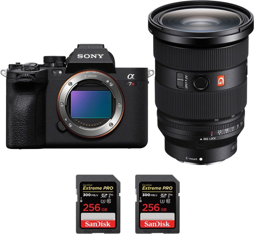 Sony Alpha 7R V + FE 24-70mm f/2.8 GM II + 2 SanDisk 25