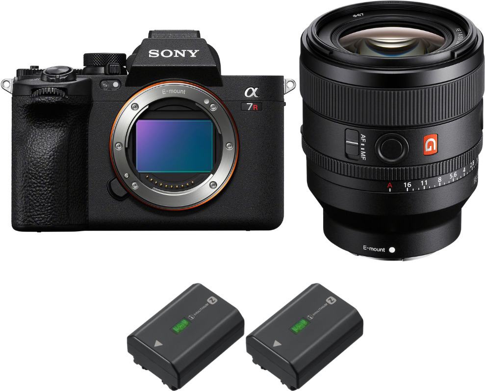 Sony Alpha 7R V + FE 50mm f/1.4 GM + 2 NP-FZ100 + PDF M