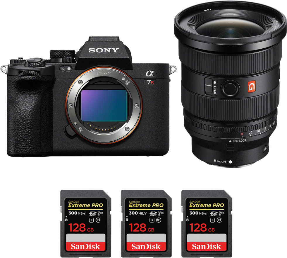 Sony Alpha 7R V + FE 16-35mm f/2.8 GM II + 3 SanDisk 12