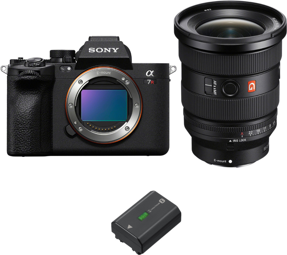Sony Alpha 7R V + FE 16-35mm f/2.8 GM II + 1 NP-FZ100 +