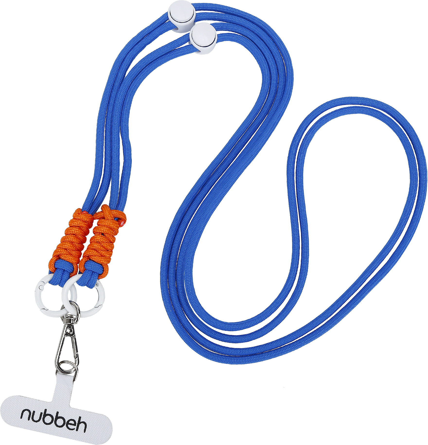 Nubbeh Cordón trenzado doble con tarjeta para smartphone