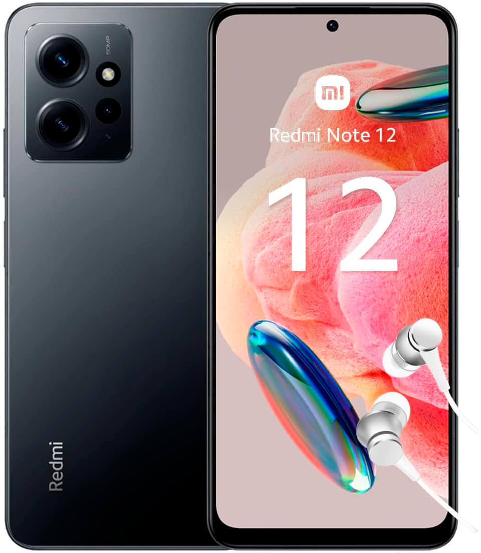 Xiaomi Redmi Note 12 4G 6GB/128GB Gris (Onyx Gray) Dual S