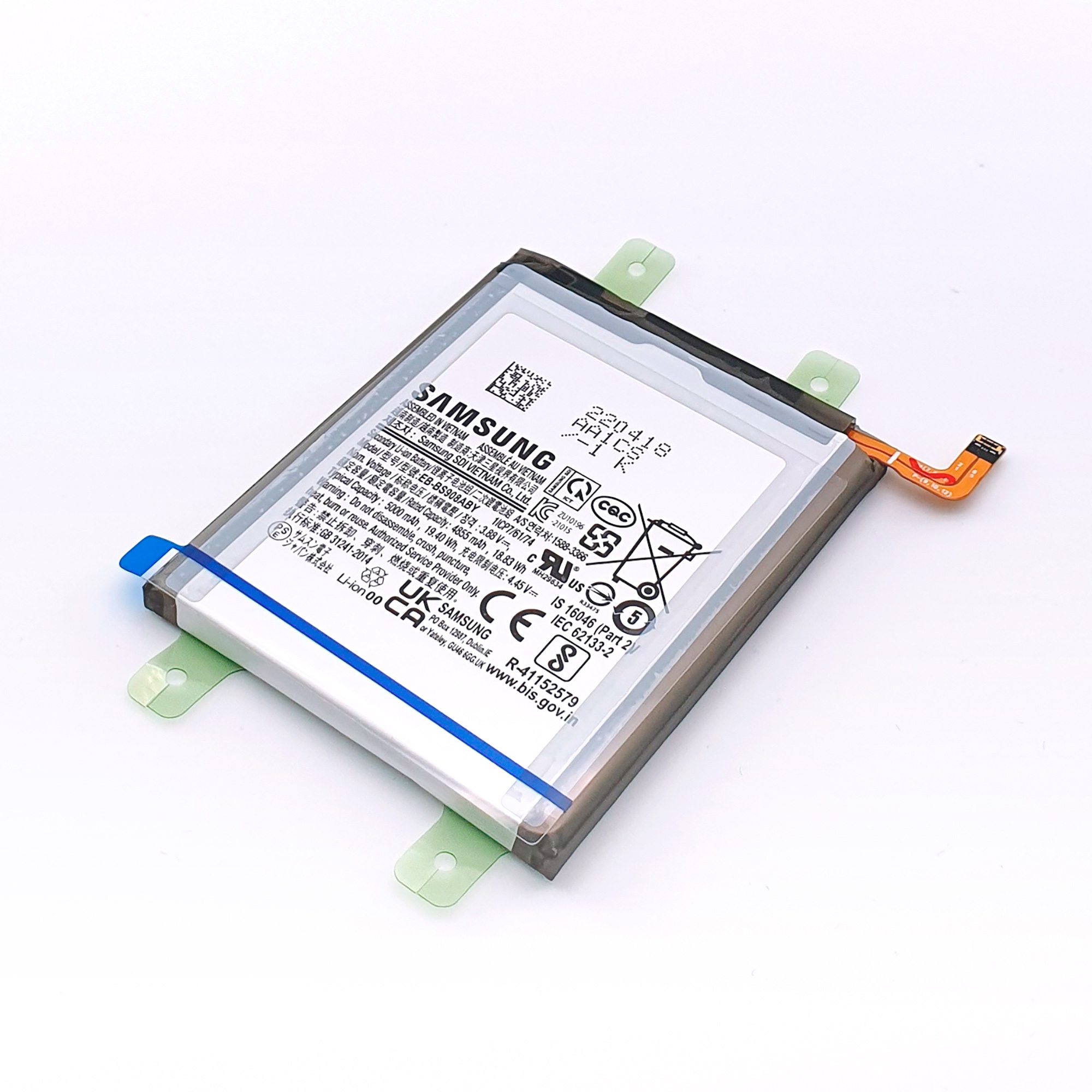 Samsung Batería original Galaxy S22 Ultra (EB-BS908ABY).