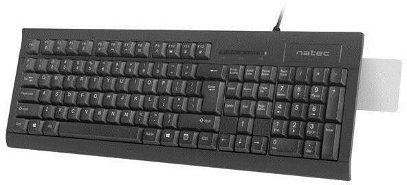 Natec Genesis Teclado (ingles) natec con lector de tarjetas de i