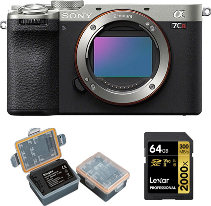 Sony Alpha a7CR Cámara sin espejo (Plata)+Lexar 64GB Pr