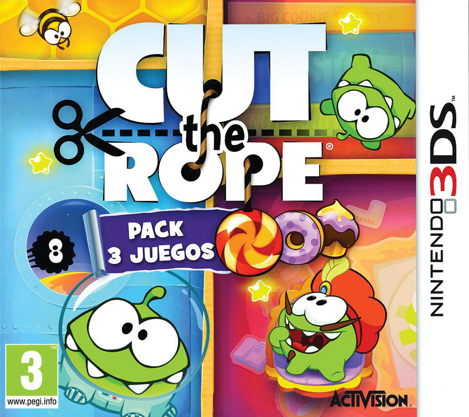 Activision Activision Cut The Rope : 3 en 1 Nintendo 3DS
