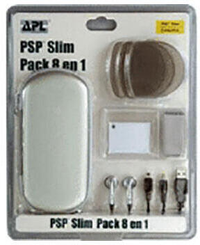 BIGBEN Pack psp slim 8 en 1 blanco