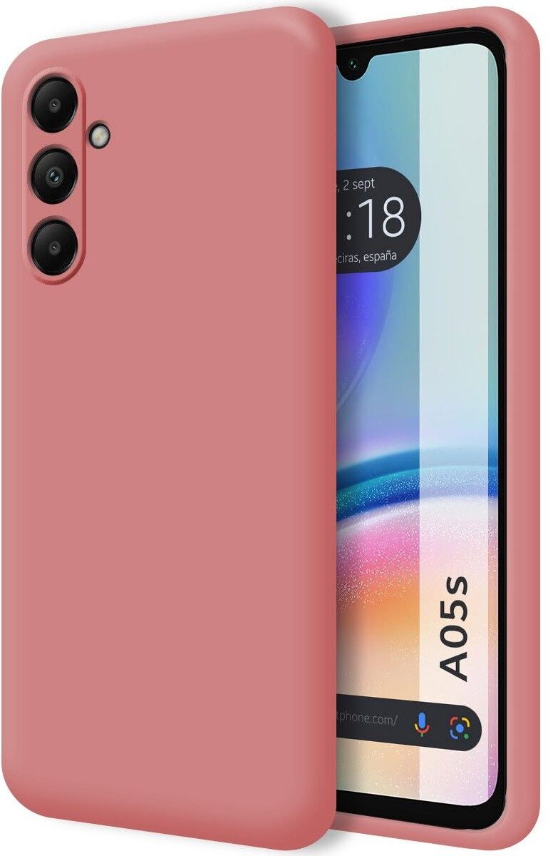 Tumundosmartphone Funda Silicona Líquida Samsung Galaxy A05s Rosa