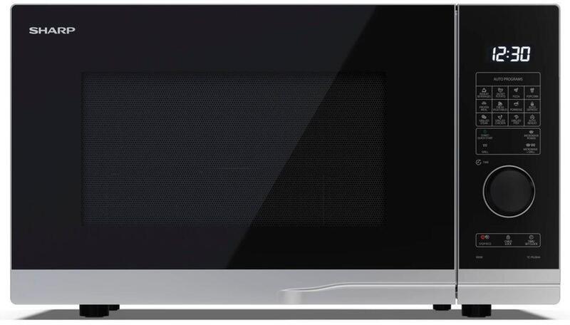 Sharp yc-pg254ae-s microondas y grill 25l plata