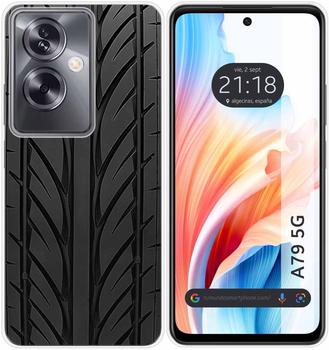Tumundosmartphone Funda Silicona Oppo A79 5G Neumatico