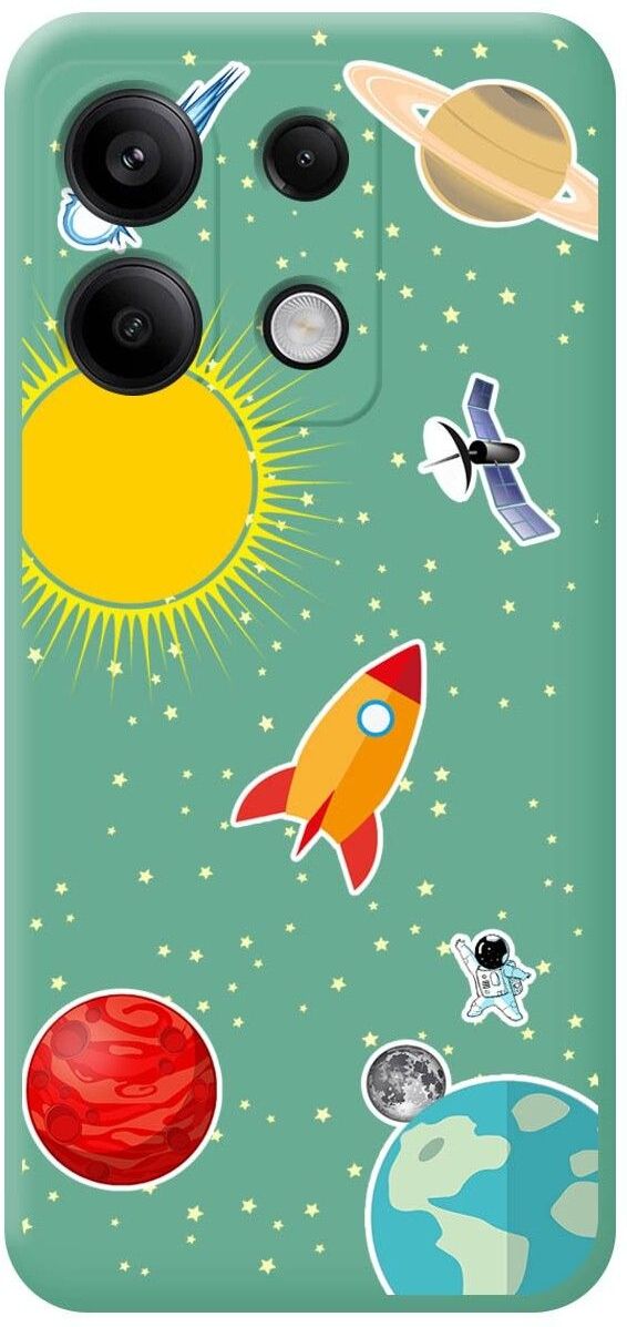 Tumundosmartphone Funda Verde Xiaomi Redmi Note 13 Pro 5G Espacio