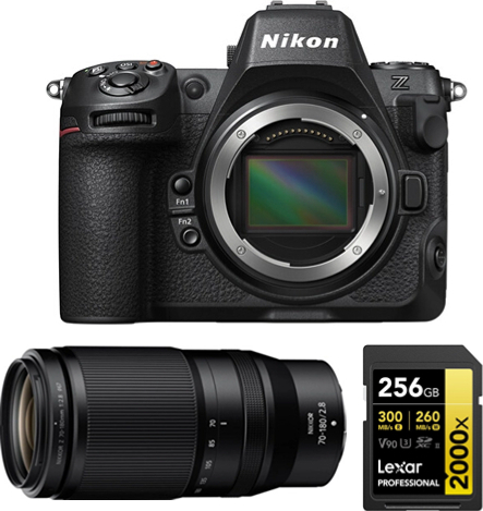 Nikon Z8 Cuerpo+ Z 70-180mm F2.8 NIKKOR+Lexar 256GB Tarj