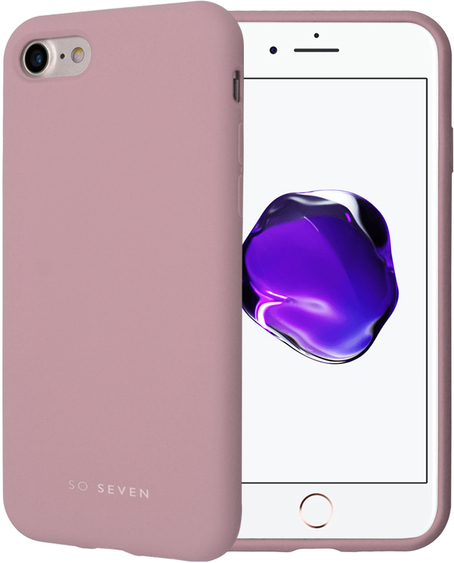 So Seven Funda para iPhone SE/8/7/6S/6 SMOOTHIE Rosa