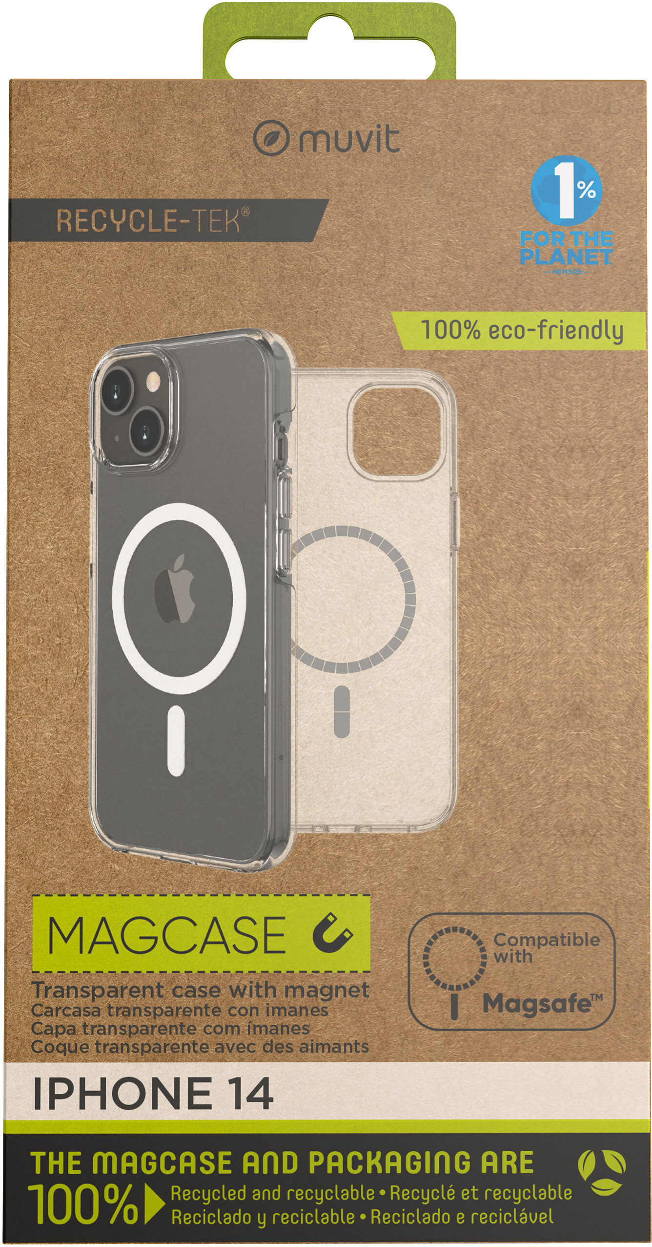 Muvit muvit for change funda recycletek Magsafe compatib