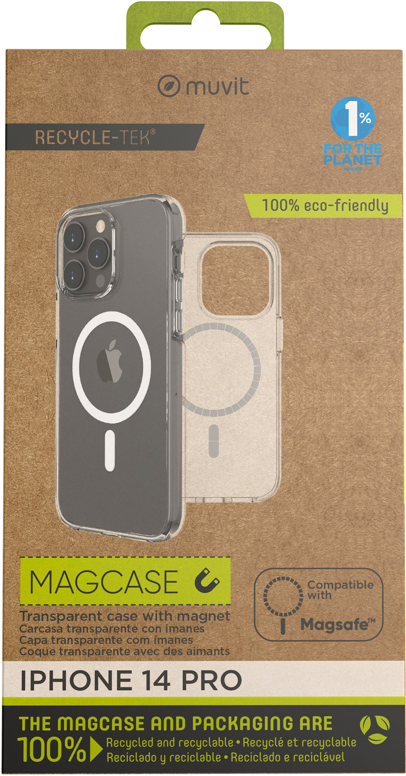 Muvit muvit for change funda recycletek Magsafe compatib