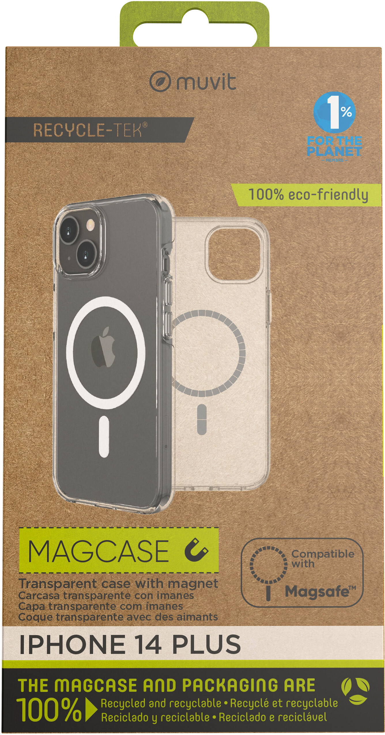 Muvit muvit for change funda recycletek Magsafe compatib