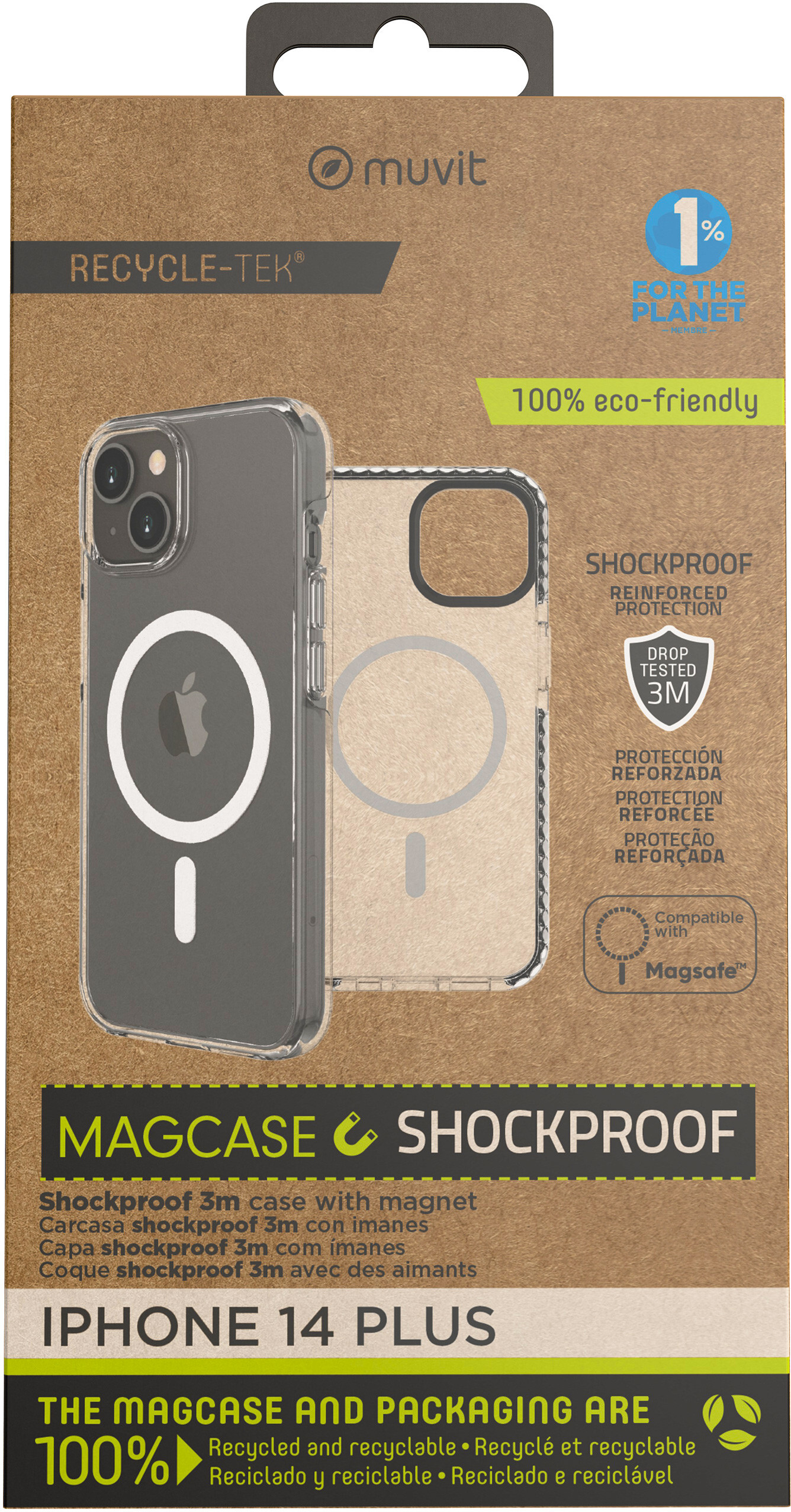 Muvit muvit for change funda recycletek Magsafe shockpro
