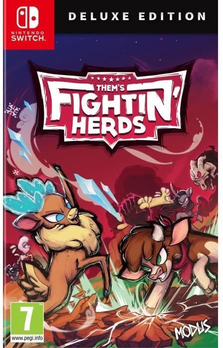 Just for Games Thems Fightin Herds - Juego de interruptor de ed