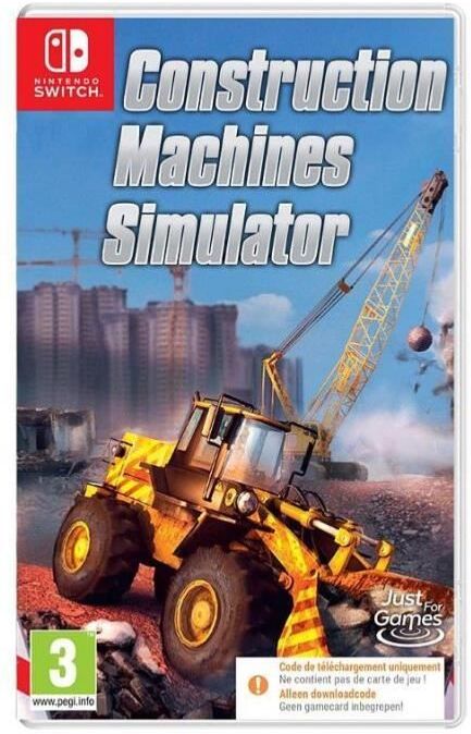 Just for Games Construction Machines Simulator Nintendo SWITCH (C