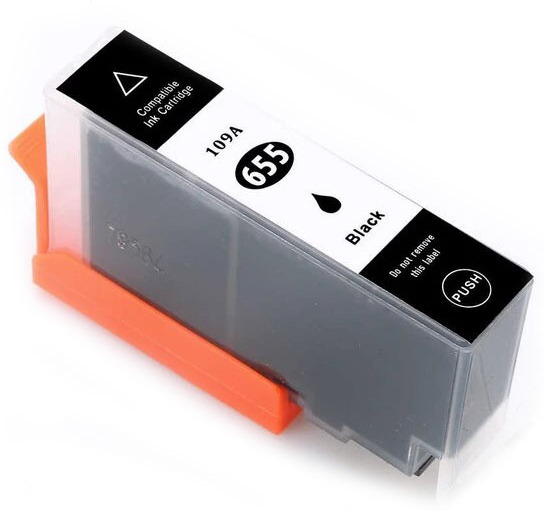 HP Cartucho De Tinta Compatible Hp 655 Negro (Cz109Ae
