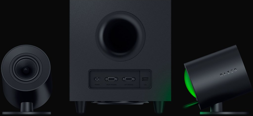 RAZER Razer Nommo V2 altavoz Rango completo Negro Inalám